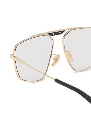 Detail View - Click To Enlarge - BALENCIAGA - Square Metal Optical Glasses