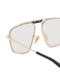 Detail View - Click To Enlarge - BALENCIAGA - Square Metal Optical Glasses