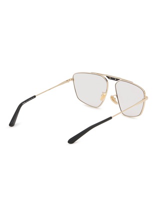 Figure View - Click To Enlarge - BALENCIAGA - Square Metal Optical Glasses