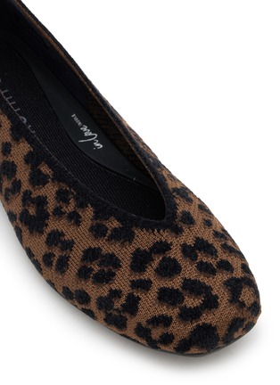 Detail View - Click To Enlarge - ROTHY'S - The ReVelvet™ Max Leopard Print Ballet Flats