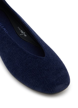 Detail View - Click To Enlarge - ROTHY'S - The ReVelvet™ Max Square Toe Ballet Flats