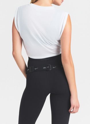 Detail View - Click To Enlarge - NIKESKIMS - NikeSKIMS Performance Cotton Blend Crop Twist Tank