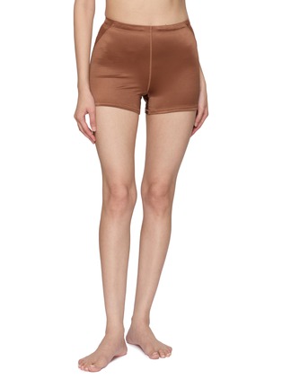 Front View - Click To Enlarge - NIKESKIMS - NikeSKIMS Satin Shine Drawcord 2" Shorts