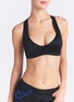 Detail View - Click To Enlarge - NIKESKIMS - NikeSKIMS Satin Shine Plunge T-Back Bra