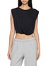Figure View - Click To Enlarge - NIKESKIMS - NikeSKIMS Performance Cotton Blend Crop Twist Tank