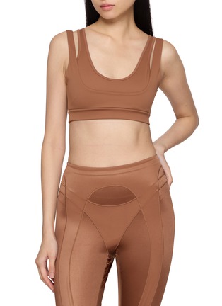 Front View - Click To Enlarge - NIKESKIMS - NikeSKIMS Matte Double Strap Scoop Bra
