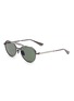 AKONI EYEWEAR Acetate Metal Astrolis Aviator Sunglasses