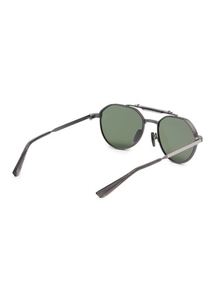 Figure View - Click To Enlarge - AKONI EYEWEAR - Acetate Metal Astrolis Aviator Sunglasses