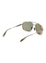Figure View - Click To Enlarge - AKONI EYEWEAR - Metal Pathfinder Aviator Sunglasses