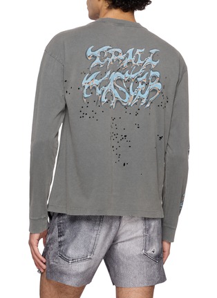 Back View - Click To Enlarge - SATISFY - MothTech™ Long Sleeve Scorpion Print T-Shirt