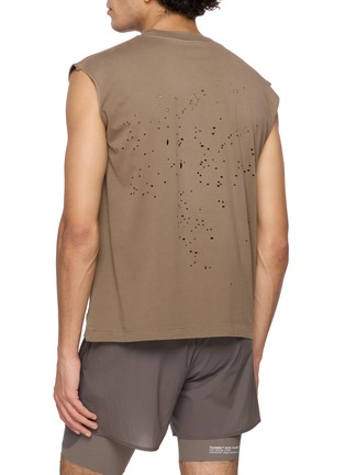 Back View - Click To Enlarge - SATISFY - MothTech™ Muscle Cotton T-Shirt