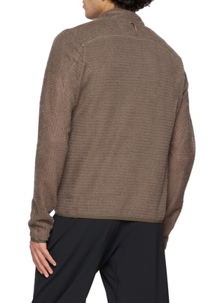 Back View - Click To Enlarge - SATISFY - FuzzFleece™ AD Half-Zip Fleece Sweater