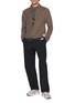 Figure View - Click To Enlarge - SATISFY - FuzzFleece™ AD Half-Zip Fleece Sweater