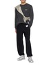 Figure View - Click To Enlarge - SATISFY - Long Sleeve MothTech™ Distressed Cotton T-Shirt