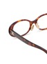 Detail View - Click To Enlarge - CELINE - Triomphe Mini Acetate Oval Optical Glasses
