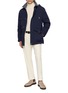 Figure View - Click To Enlarge - BRUNELLO CUCINELLI - Detachable Hood Stretch Padded Jacket