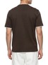 Back View - Click To Enlarge - BRUNELLO CUCINELLI - Contrast-Trim Crewneck T-Shirt