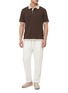Figure View - Click To Enlarge - BRUNELLO CUCINELLI - Contrast-Trim Crewneck T-Shirt
