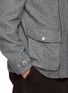  - BRUNELLO CUCINELLI - Contrast Collar Cashmere Silk Jacket