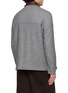Back View - Click To Enlarge - BRUNELLO CUCINELLI - Contrast Collar Cashmere Silk Jacket
