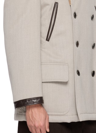  - BRUNELLO CUCINELLI - Double Breasted Water Resistant Wool Cashmere Coat