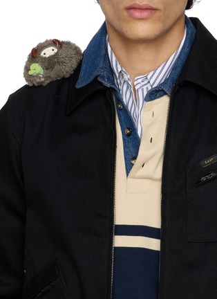 Front View - Click To Enlarge - BAZ & FRIENDS - Zen Mini Plush Bag Charm