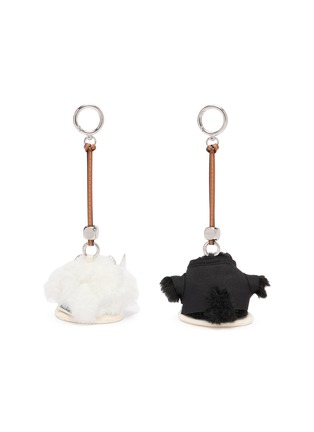 Detail View - Click To Enlarge - BAZ & FRIENDS - Dark Lord Mini & Angel Mini Plush Bag Charm — Box Set