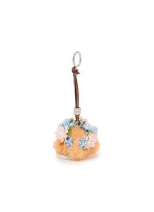 Detail View - Click To Enlarge - BAZ & FRIENDS - Flower Child Mini Plush Bag Charm