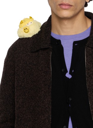 Front View - Click To Enlarge - BAZ & FRIENDS - Happy Mini Plush Bag Charm