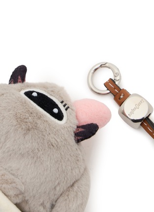 Detail View - Click To Enlarge - BAZ & FRIENDS - Grumpy Mini Plush Bag Charm