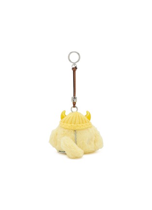 Back View - Click To Enlarge - BAZ & FRIENDS - Happy Mini Plush Bag Charm Tote