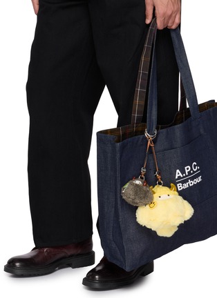 Figure View - Click To Enlarge - BAZ & FRIENDS - Happy Mini Plush Bag Charm Tote