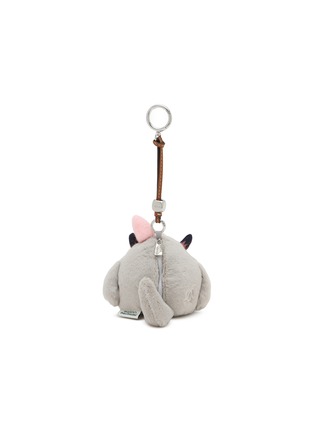 Back View - Click To Enlarge - BAZ & FRIENDS - Grumpy Mini Plush Bag Charm Tote
