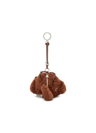 Back View - Click To Enlarge - BAZ & FRIENDS - Overthinker Mini Plush Bag Charm Tote