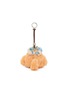 Back View - Click To Enlarge - BAZ & FRIENDS - Flower Child Mini Plush Bag Charm Tote
