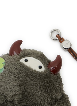 Detail View - Click To Enlarge - BAZ & FRIENDS - Zen Mini Plush Bag Charm Tote