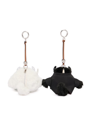 Detail View - Click To Enlarge - BAZ & FRIENDS - Dark Lord Mini & Angel Mini Plush Bag Charm Tote — Box Set