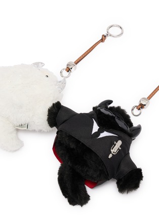 Detail View - Click To Enlarge - BAZ & FRIENDS - Dark Lord Mini & Angel Mini Plush Bag Charm Tote — Box Set