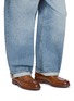 Figure View - Click To Enlarge - COLE HAAN - Ledley Grand Penny Strap Leather Loafers