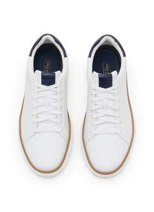 Detail View - Click To Enlarge - COLE HAAN - Grandpro Court Skyweave Leather Men's Sneakers