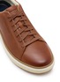 Detail View - Click To Enlarge - COLE HAAN - Grandpro Court Skyweave Leather Men's Sneakers