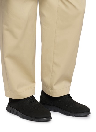 Figure View - Click To Enlarge - COLE HAAN - ZERØGRAND Remastered Stitchlite Wingtip Knit Oxford Shoes