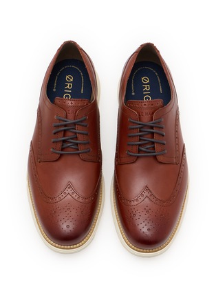 Detail View - Click To Enlarge - COLE HAAN - ØriginalGrand Remastered Wingtip Leather Oxford Shoes