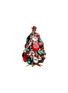 Detail View - Click To Enlarge - LUXURY CZECH JEWELRY - Small Rhinestone Glitzy Gleam Christmas Tree — Red/Green