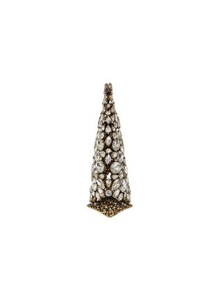 Detail View - Click To Enlarge - LUXURY CZECH JEWELRY - Medium Rhinestone Magical Star Christmas Tree — Crystal Clear