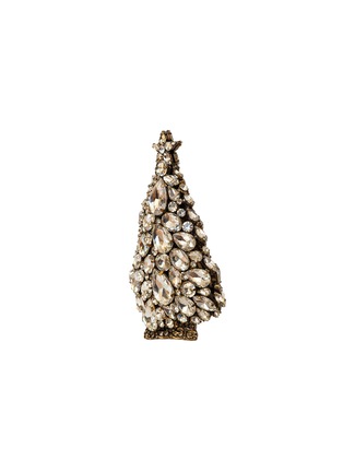 Detail View - Click To Enlarge - LUXURY CZECH JEWELRY - Medium Rhinestone Magical Star Christmas Tree — Crystal Clear
