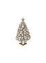 LUXURY CZECH JEWELRY Medium Rhinestone Magical Star Christmas Tree — Crystal Clear