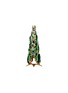 Detail View - Click To Enlarge - LUXURY CZECH JEWELRY - Small Rhinestone Glitzy Gleam Christmas Tree — Green