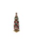 Detail View - Click To Enlarge - LUXURY CZECH JEWELRY - Medium Rhinestone Magical Star Christmas Tree — Red/Green
