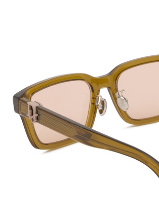 Detail View - Click To Enlarge - DIOR - Oblique S5F Acetate Square Sunglasses